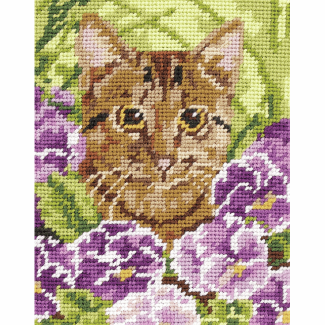 Tapestry Kit: Starter: Cat - Enid's Collection